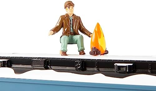 Lionel The Polar Express Disappearing Hobo Train Car, O Gauge Model Train Car with Illuminated Interior, Window Silhouettes, Operating Couplers