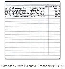 EGP Register for Executive Deskbook Checks, 5 Registers