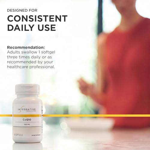 Integrative Therapeutics CoQ10 (100mg) - Cellular Energy, Heart & Brain Health Support Supplement for Adults* - 60 Softgels (60 Servings)