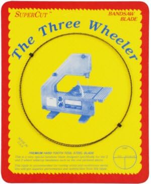 B52.75W14H6 Three Wheeler Bandsaw Blade, 52-3/4" Long - 1/4" Width, 6 Hook Tooth