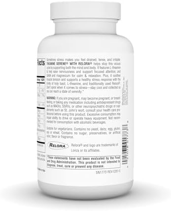 Source Naturals Theanine Serene with Relora, Calm Mind and Body* - 120 Tablets