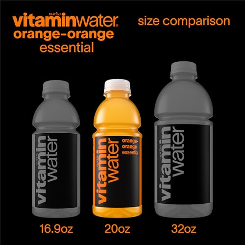 vitaminwater Refresh Tropical Mango, Flavored Water Beverage Bottles, 20 fl oz, 12 Pack
