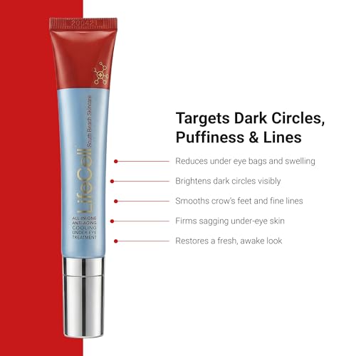 LifeCell All-in-One Under Eye Cream for Puffiness, Dark Circles & Wrinkles | LifeCell All-in-One Under Eye Cream for Puffiness