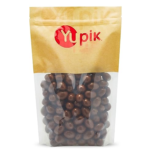 Yupik Milk Chocolate Covered Almonds, 2.2 lb (35.2 oz), Kosher, Whole Nuts, Almonds Dipped in Fine Milk Chocolate, Crunchy & Smooth, Chocolate Candy, Classic Sweet Snacks