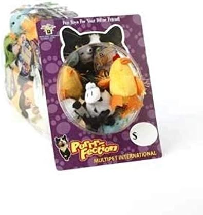 Multipet Look Who's Talking for Cats Assortment Plush 1.25in