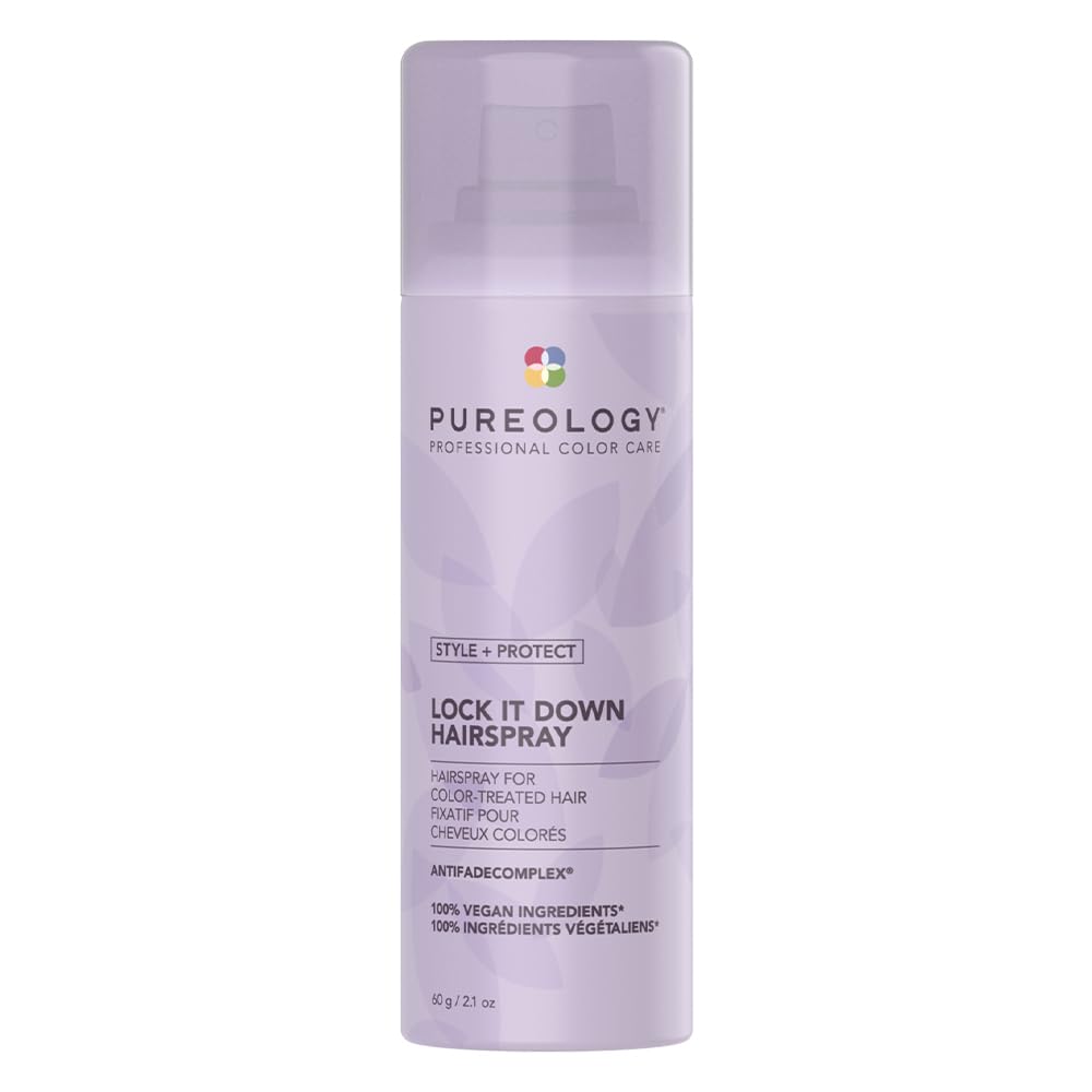 Pureology Style + Protect Lock It Down Hairspray – Maximum Hold, 11 oz