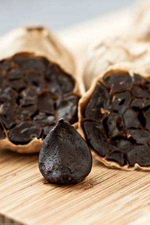 Organic Black Garlic Sea Salt Aged FULL 90 Days, Vegan, GMO Free, Gluten Free 75gr