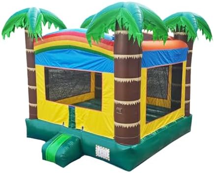 JumpOrange 14x14ft Safari Commercial Grade 15oz PVC Bounce House