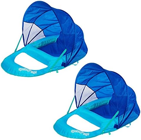SwimWays Spring Float Recliner XL 2 Pack , Blue