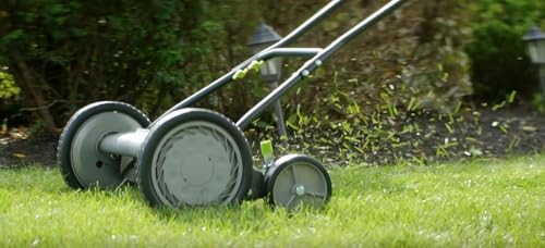 Earthwise 1715-16EW 16-Inch 7-Blade Push Reel Lawn Mower, Grey