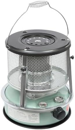 Outdoor Kerosene Stove Heater with 9000BTU Max Heat | Portable Camp Tent Heater for Ice Fishing, Hunting & Patio | 4.6L Diesel Fuel Tank