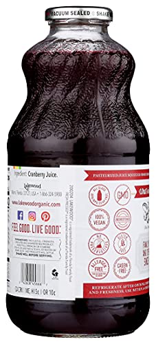 Lakewood, Juice Black Cherry Pure, 32 Fl Oz