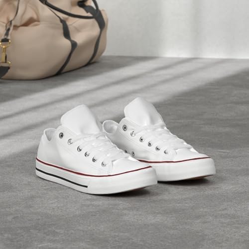 ZGR Women's Canvas Low Top Sneaker Lace-up Classic Casual Shoes for Women