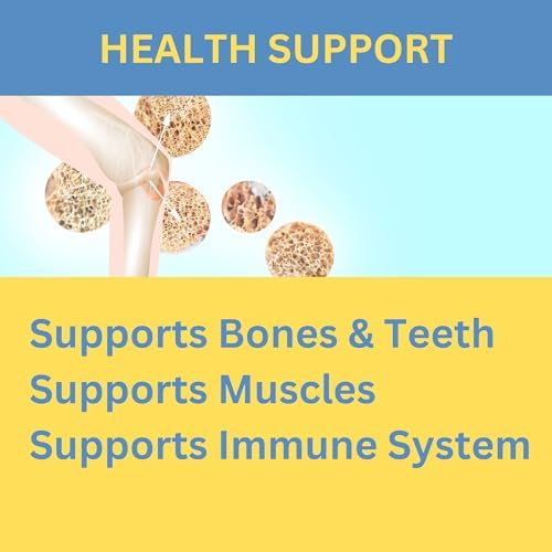 Greenfield Nutritions Halal Calcium Tablets with Vitamin D3 - Halal Calcium 600mg with Vitamin D3 400IU - 90 Halal Vitamins Calcium Tablets for