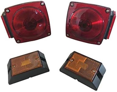 MAXXHAUL 70094 12V Incandescent Trailer Light Kit | Stop, Tail, Brake