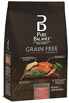 Pure Balance Grain Free Formula, Salmon & Pea Recipe, Dog Food, 4 lbs