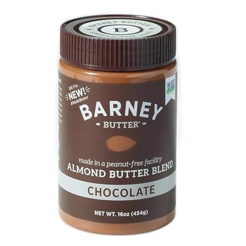 Barney Butter Almond Butter, Smooth, 16 Ounce Jar, Skin-Free Almonds, No Stir, Non-GMO, Gluten Free, Keto, Paleo, Vegan