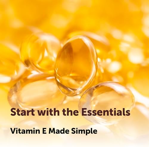 Micro Ingredients Vitamin E 1000 IU (450 mg) Per Serving, 240 Softgels | Daily Vitamin E Supplement | 4-Month Supply | Non-GMO, Gluten Free