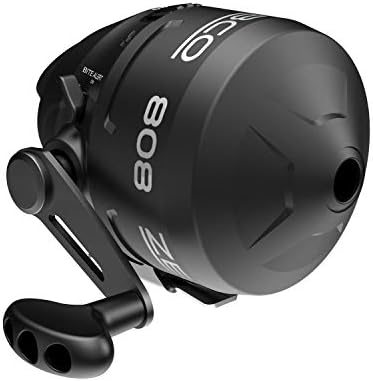 Zebco 808 Spincast Fishing Reel, Changeable Right- or Left-Hand Retrieve, Pre-Spooled with Zebco Fishing Line, Dial-Adjustable Magnum Drag