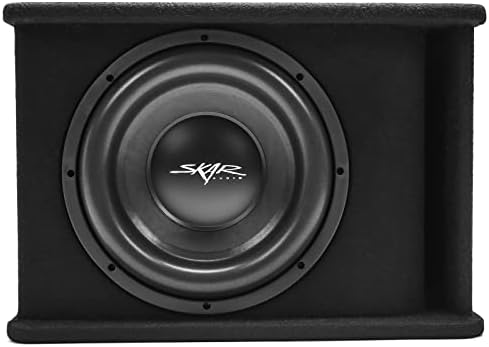 Skar Audio Single 8" Complete 700 Watt SDR Series Subwoofer Bass Package - Includes Loaded Enclosure with Amplifier