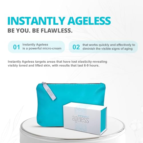 Instantly Ageless Facelift in a Box 25 Vials + Free Makeup Bag