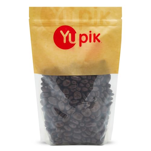 Yupik Dark Chocolate Covered Cherries, 60% Cacao, 2.2 lb (35.2 oz), Kosher, Dried Fruits, Dried Cherries Dipped in Rich Dark Chocolate, Smooth & Chewy, Chocolate Candy, Sweet Snacks