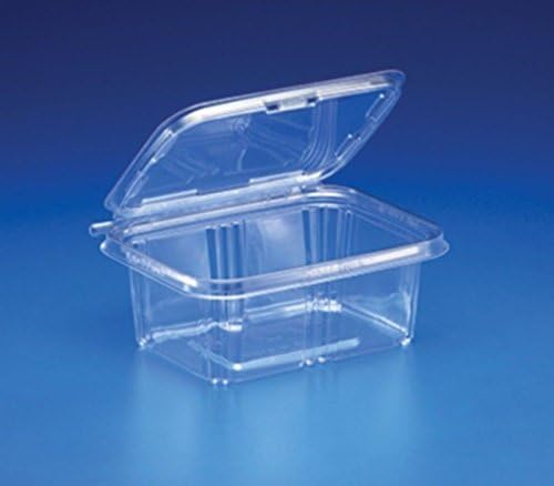 32 oz. Clear Hinged Deli Container w/Tamper Resistant Strip 100% BPA Free (Pack 200)