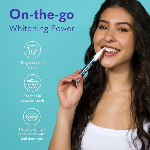 Smileactives Teeth Whitening Kit with Gel & Pen, Hydrogen Peroxide, 30-Day