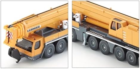 Siku 1886, Liebherr Mobile Crane, 1:87, Metal/Plastic, Yellow, Movable Parts