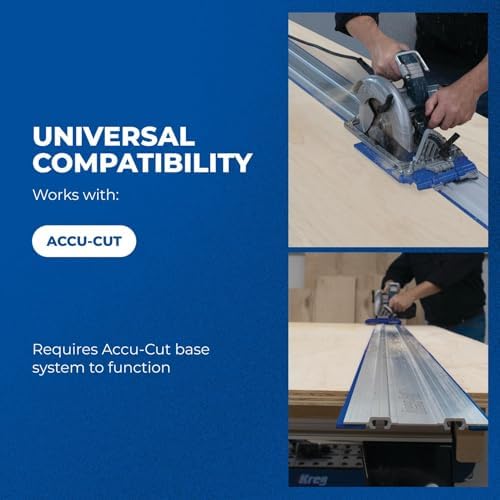 Kreg KMA2750 Accu-Cut Expansion Pack - For Circular Saw Track - Adds 50" Cutting Length - Compatible with Accu-Cut (KMA2700) - Track Guide Rail