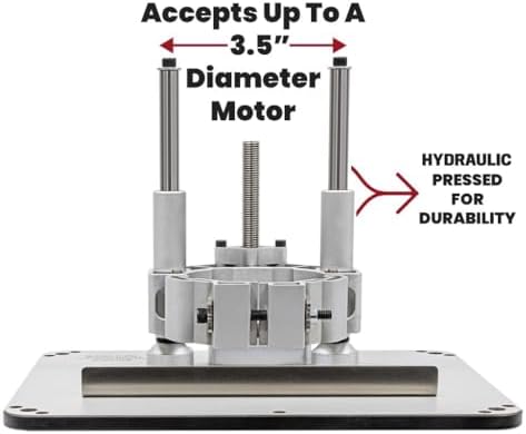 JessEm Rout-R-Lift 3.5XT Router Table Lift System for 3-1/2" Motors | Fits 3-1/2 in router motors and standard 9-1/4 x 11-3/4 router table openings