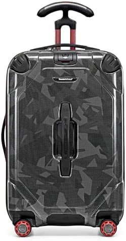 Traveler's Choice Maxporter II Polycarbonate Hardside Trunk with Spinner Wheels, Navy, 31-Inch Large Trunk