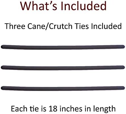 Crutcheze Cane Holder Clip for Walkers, Rollators & Wheelchairs, 3-Pack