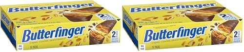 Butterfinger Full Size Candy Bar, 18 Count, Crispety Crunchety Peanut-Buttery On-The-Go Sweet Treat, 1.9 oz Each