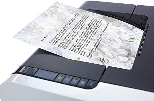 Great Papers! White Soft Petals Letterhead Stationery, 8.5" x 11", 80 count, Inkjet and Laser Printer Compatible (2020144)