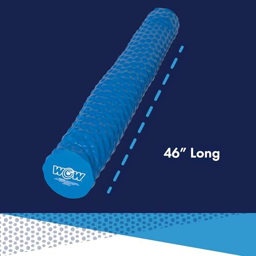 WOW Sports XL Foam Pool Noodle with Cup Holder - Blue