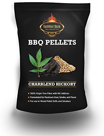 Lumber Jack 20-pounds BBQ Grilling Wood pellets (Charblend Hickory (Hickory and Charcoal))