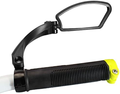 Hafny Stainless Steel Lens Handlebar Bike Mirror, Safe Rearview Mirror for Bicycle