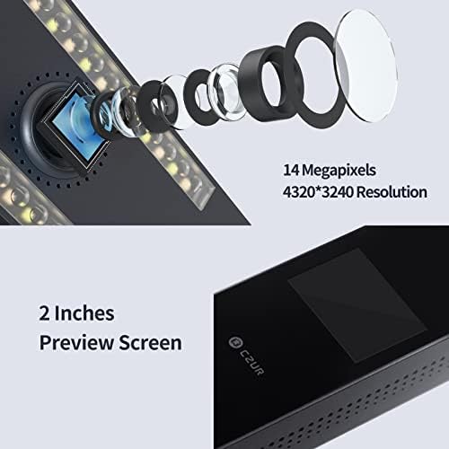 CZUR Aura Pro Book & Document Scanner, Capture A3 & A4