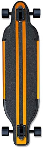 Aluminum Gold or Black Skateboards Longboard Drop Through Deck ONLY or Complete Long Board, for Boys, Girls, Kids, Teens and Adults and for Beginners to Professionals