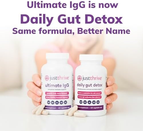Just Thrive Daily Gut Detox IgG Supplement for Gut, Detox & Immune Support