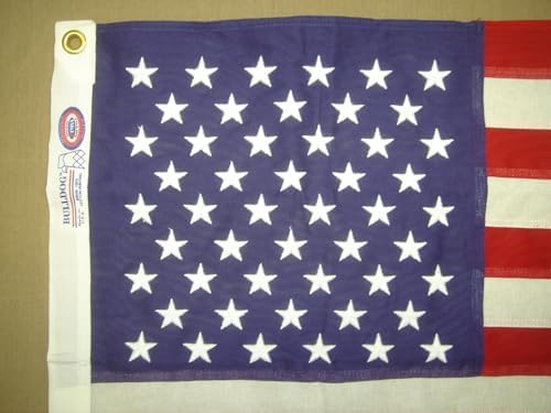 Annin Flagmakers American Flag Bulldog Cotton Flag - 6x10 ft (Model 1440) | 100% Made in USA, All-Weather