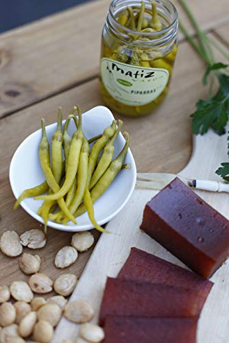 Matiz Piparras Basque Guindilla Peppers, Green, 6.4 oz | Spanish Pickled Peppers from Spain