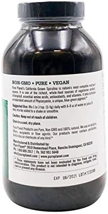 Pure Planet 100% Pure Spirulina Powder, 8 OZ