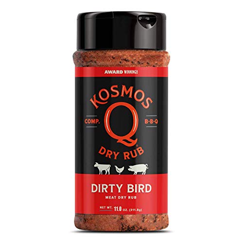 Kosmos Q BBQ Grill Spices & Seasonings Set, Father’s Day Gift for Him, 8 Flavor BBQ Rub Variety Pack with Cow Cover, Dirty Bird, SPG & More
