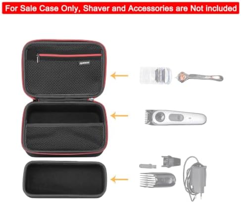 RLSOCO Case for Braun All-in-One Style Kit Series 3 3430/Series 5 5480/Seires 7 7410/Series 9 9440/BT3221/BT5260 & Compatible with Gillette Intimate