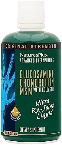 NaturesPlus Ultra Rx-Joint Liquid, Honey Lemon - 30 fl oz - Supports Healthy Joint Function - with Glucosamine