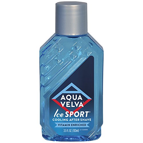 Aqua Velva Ice Sport Cooling After Shave, Vitamin E & B5, 3.5 Fl Oz | Ice Sport cooling after shave with Vitamin E and ProVitamin B5. Soothes