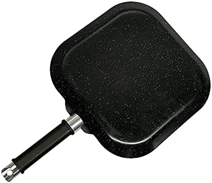 Heavy Gauge Aluminum Nonstick Square Griddle Pan, 11'' x 11'' Frying Pan Cook