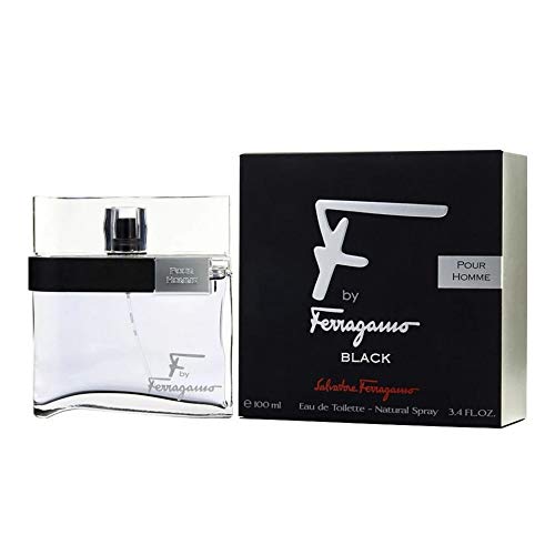FERRAGAMO F by Ferragamo Black Eau de Toilette Pour Homme, Cologne Spray for Men
